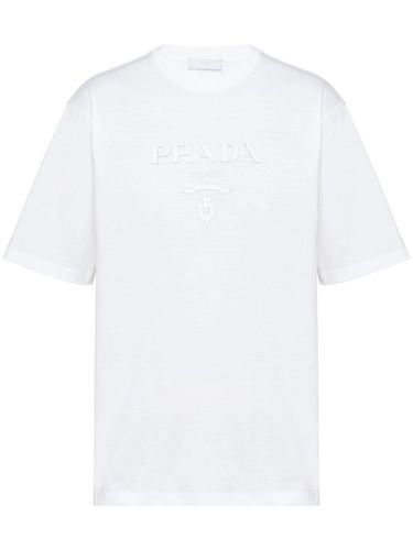 PRADA - Logo Cotton T-shirt - Prada - Modalova