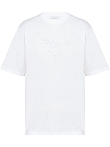 PRADA - Logo Cotton T-shirt - Prada - Modalova