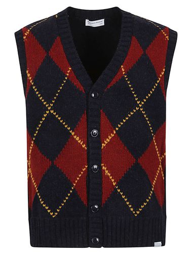 EDMMOND STUDIOS - Argyle Wool Vest - Edmmond Studios - Modalova