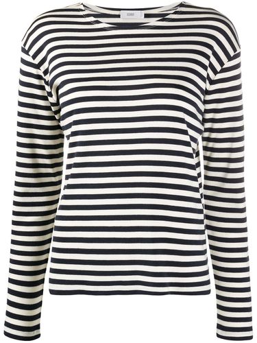 Striped Cotton Blend T-shirt - Closed - Modalova