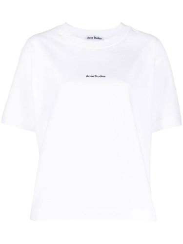 ACNE STUDIOS - Logo Cotton T-shirt - Acne Studios - Modalova