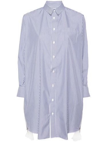 SACAI - Striped Cotton Shirt Dress - Sacai - Modalova