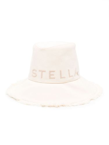 Logo Canvas Fedora Hat - Stella McCartney - Modalova