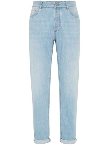 Traditional Fit Denim Jeans - Brunello Cucinelli - Modalova