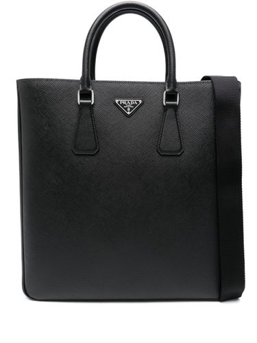 PRADA - Leather Shopping Bag - Prada - Modalova