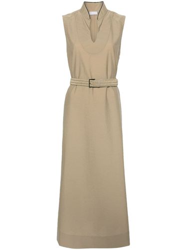 Cotton Sleeveless Midi Dress - Brunello Cucinelli - Modalova