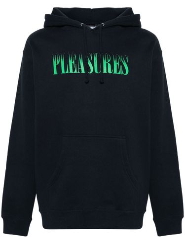PLEASURES - Logo Cotton Hoodie - Pleasures - Modalova