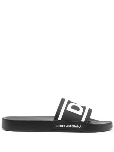 Dg Rubber Pool Slides - Dolce & Gabbana - Modalova