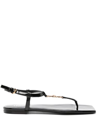 La Medusa Patent Leather Sandals - Versace - Modalova