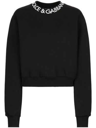 Logo Cotton Sweatshirt - Dolce & Gabbana - Modalova