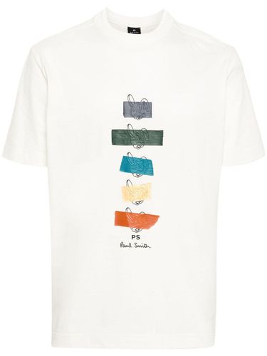Printed Cotton T-shirt - PS Paul Smith - Modalova