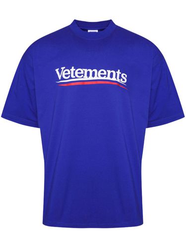 VETEMENTS - Logo Cotton T-shirt - VETEMENTS - Modalova