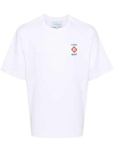 Logo Organic Cotton T-shirt - Casablanca - Modalova