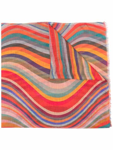 Striped Linen Blend Scarf - Paul Smith - Modalova