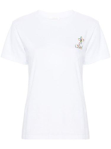 CHLOÉ - Logo Cotton T-shirt - Chloé - Modalova