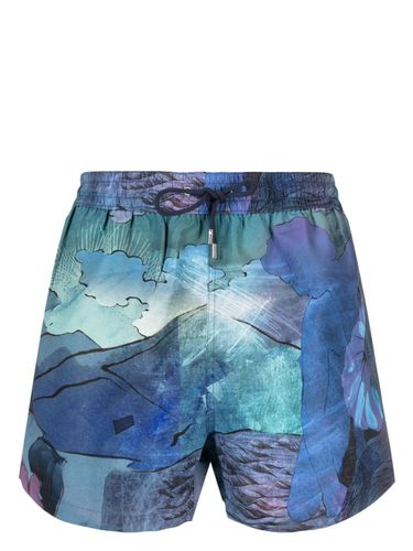 Narcissus Print Swim Shorts - Paul Smith - Modalova