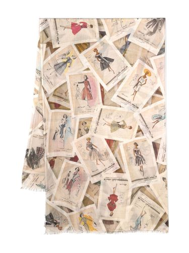 Sketches Modal And Silk Blend Stole - Faliero Sarti - Modalova