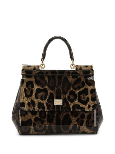 Sicily Medium Leopard Print Handbag - Dolce & Gabbana - Modalova