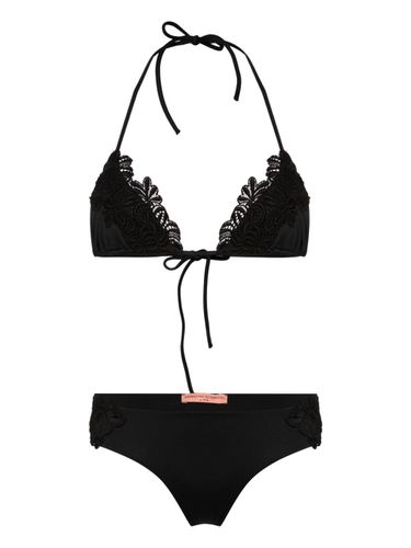 Lace Detail Triangle Bikini Set - Ermanno Scervino - Modalova