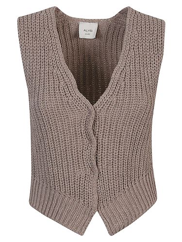 ALYSI - Knitted Cotton Vest - Alysi - Modalova