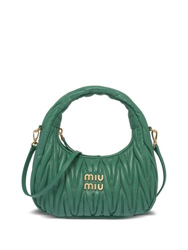 MIU MIU - Wander Leather Hobo Bag - Miu Miu - Modalova