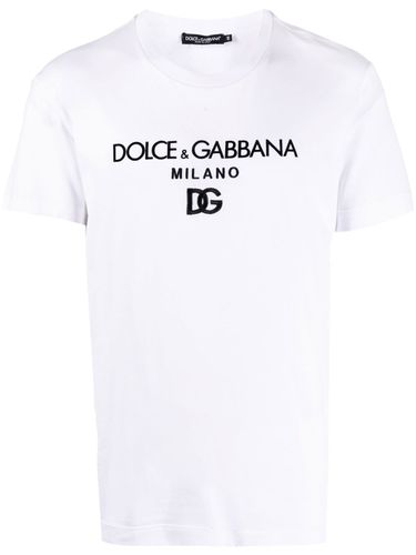 Logo Cotton T-shirt - Dolce & Gabbana - Modalova