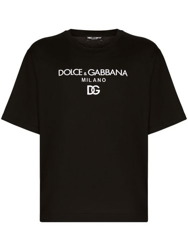 Logo Cotton T-shirt - Dolce & Gabbana - Modalova