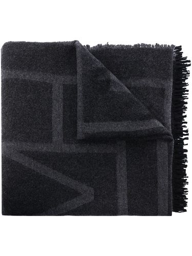 Monogram Wool And Cashmere Blend Scarf - Toteme - Modalova