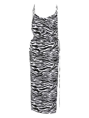 THE ATTICO - Zebra Print Mini Dress - The Attico - Modalova