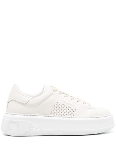 Chunky Court Leather Sneakers - Woolrich - Modalova