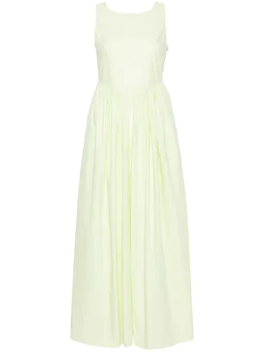 Sleeveless Cotton Midi Dress - Emporio Armani - Modalova