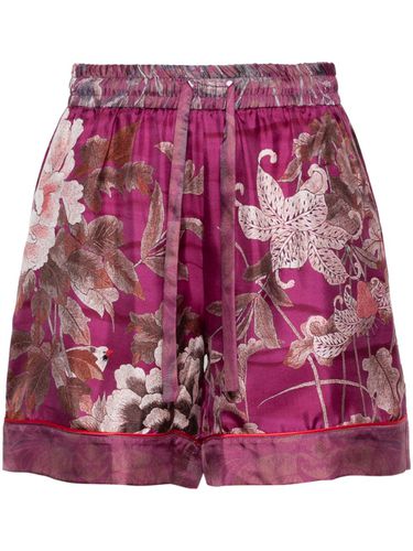 Printed Silk Shorts - Pierre-Louis Mascia - Modalova