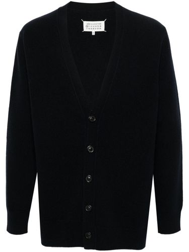 V-necked Wool Cardigan - Maison Margiela - Modalova