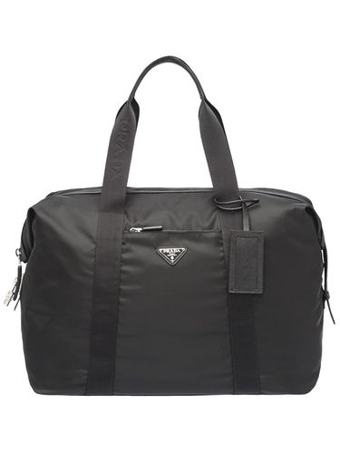 Re-nylon And Leather Travel Bag - Prada - Modalova
