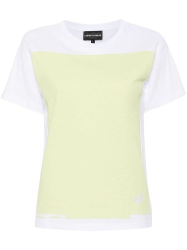 Printed Cotton T-shirt - Emporio Armani - Modalova