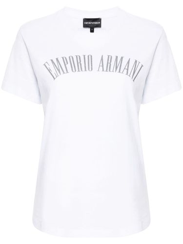 Logo Cotton T-shirt - Emporio Armani - Modalova