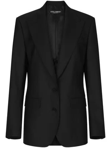 Wool Single-breasted Blazer Jacket - Dolce & Gabbana - Modalova