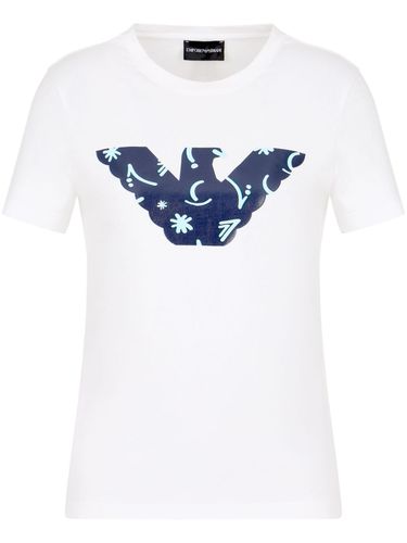 EMPORIO ARMANI - Logo Cotton Shirt - Emporio Armani - Modalova