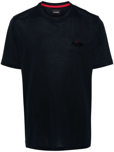 KITON - Logo Cotton T-shirt - Kiton - Modalova