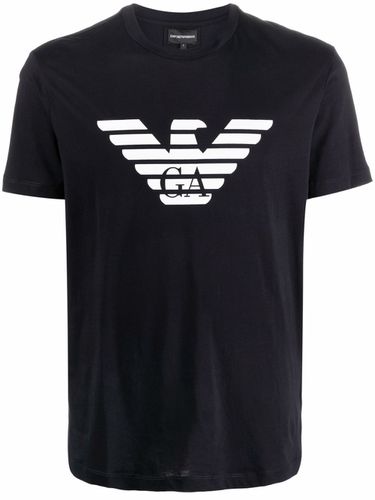 EMPORIO ARMANI - Logo Cotton Shirt - Emporio Armani - Modalova