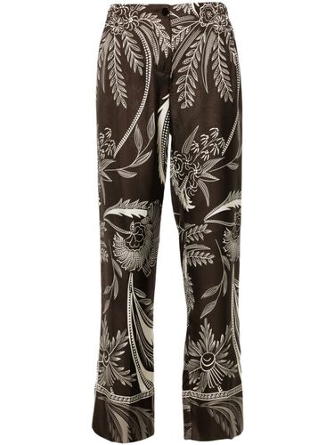 Printed Silk Trousers - For restless sleepers - Modalova