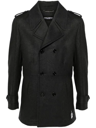 Wool Blend Caban Coat - Dolce & Gabbana - Modalova