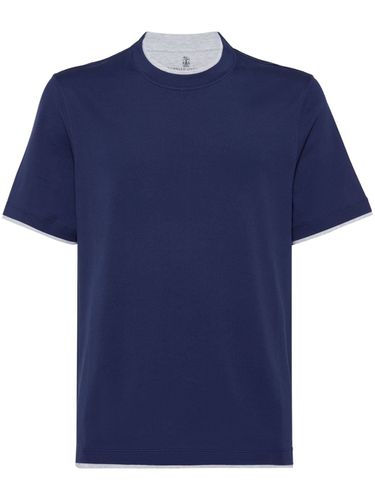 Cotton Jersey T-shirt - Brunello Cucinelli - Modalova