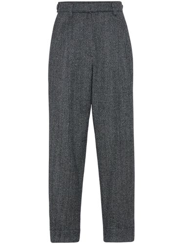 Wool Baggy Sartorial Trousers - Brunello Cucinelli - Modalova