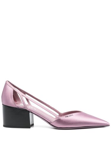 PRADA - Satin Cut-out Pumps - Prada - Modalova