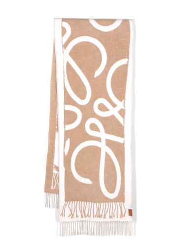 Anagram Wool And Cashmere Scarf - Loewe - Modalova