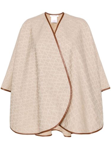 Toile Iconographe Wool Poncho - Valentino - Modalova