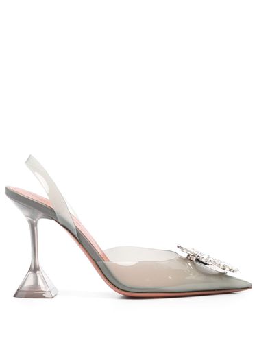 Begum Glass Slingback Pumps - Amina Muaddi - Modalova