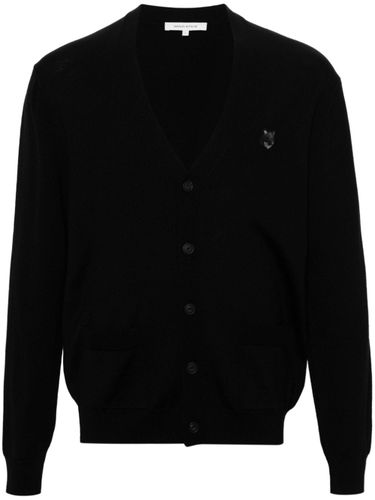 Bold Fox Head Wool Cardigan - Maison Kitsune' - Modalova