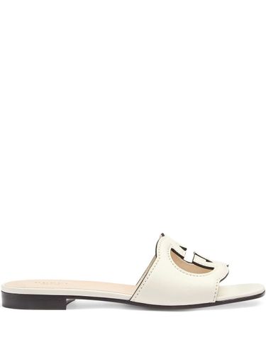 GUCCI - Gucci Cut Leather Sandals - Gucci - Modalova